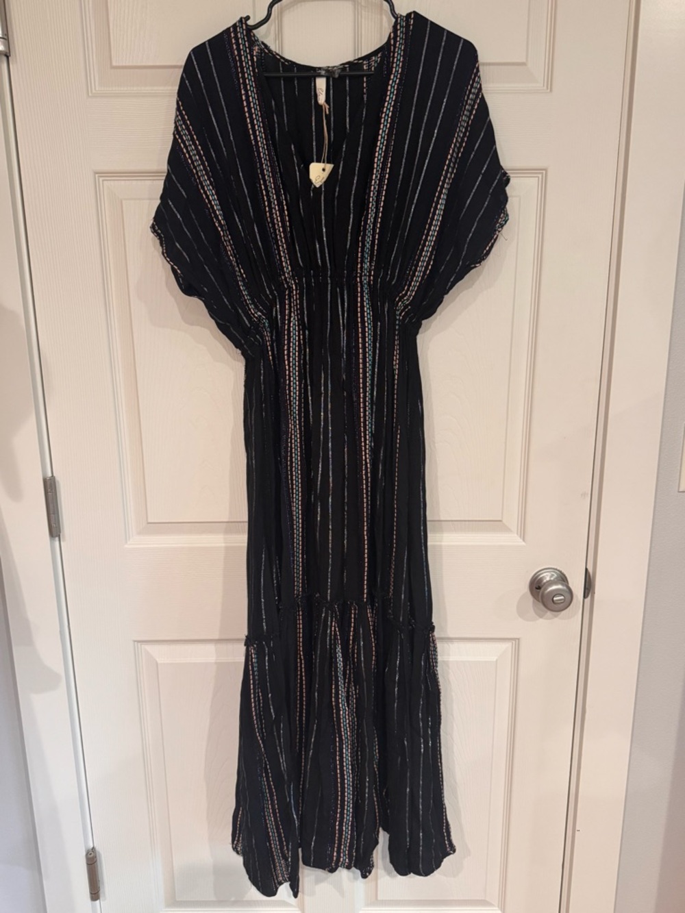 Elan Black Maxi Beach Dress NWT